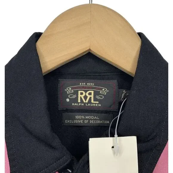 Double RL RRL Ralph Lauren Western Pearl Snap Womens XL New With Defects $228 - Picture 2 of 11